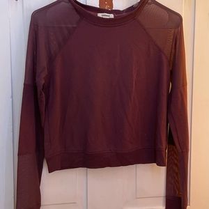 Garage cotton and mesh shirt